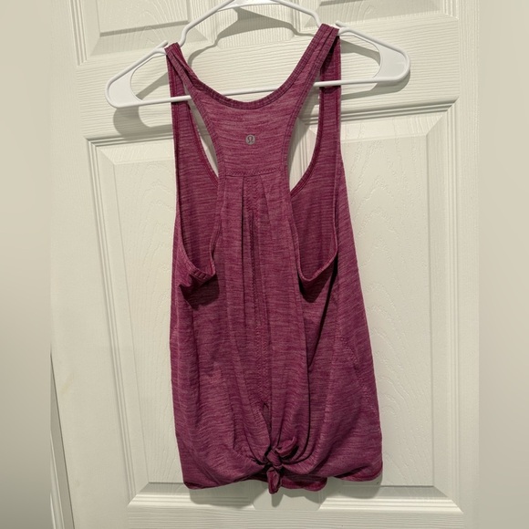 Lululemon Salute the Sun Tank Heathered Regal Plum Size Small. - Picture 4 of 6